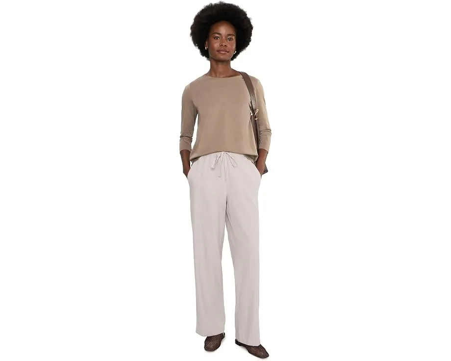 Футболка с круглым вырезом Organic Pima Cotton Jersey от Eileen Fisher