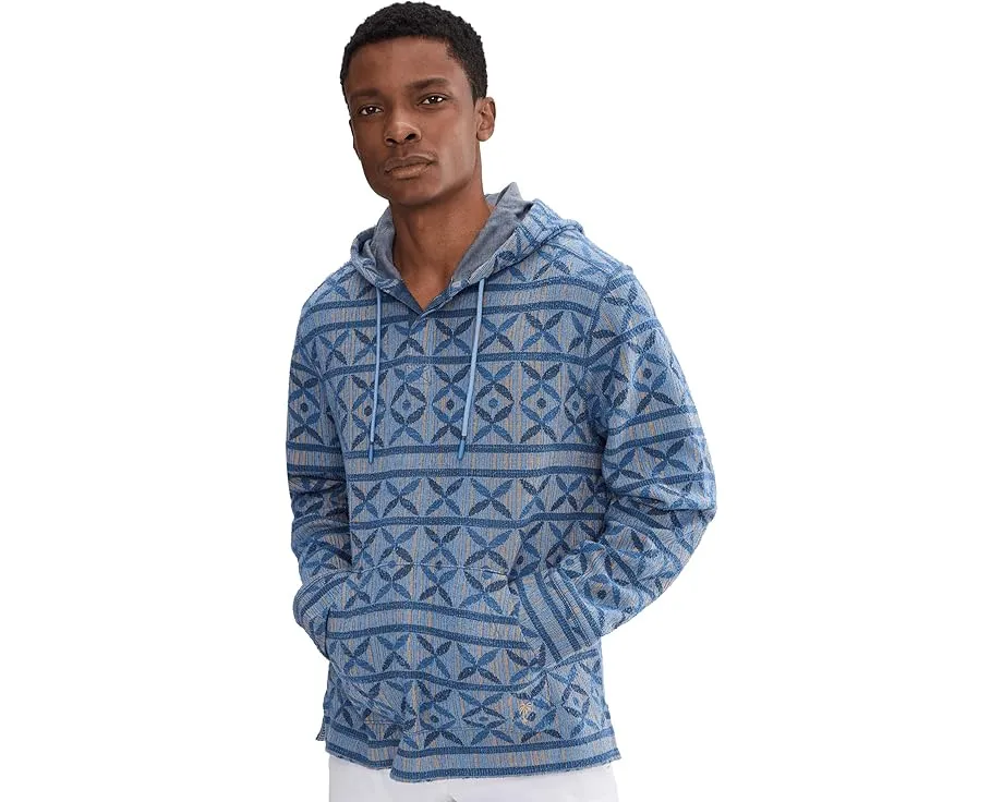 Толстовка Tommy Bahama Diamante Dunes Baja Hoodie с жаккардовым узором и капюшоном