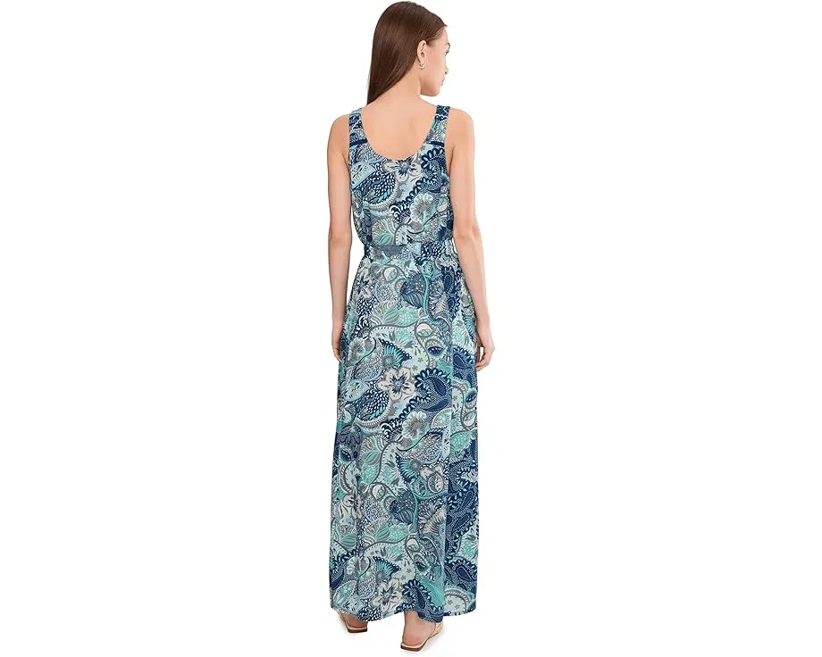 Макси-платье Sleeveless Woven Maxi Dress с поясом от Liverpool Los Angeles