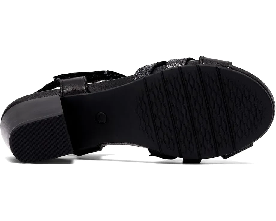 Сандалии Kymber Glow Clarks на каблуке с контурной стелькой