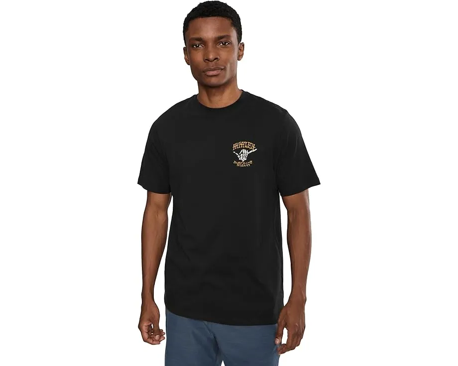 Hurley Skeletor Футболка с коротким рукавом и принтом на груди и спине