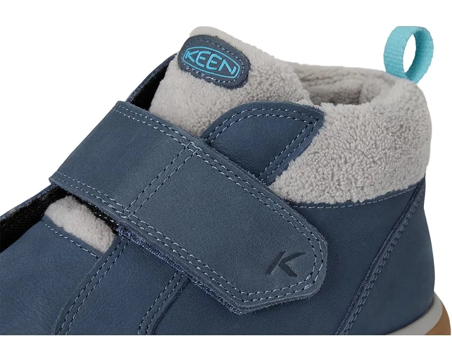 KEEN Kids KNX Middie кроссовки на липучке с ощущением босиком и средней высотой