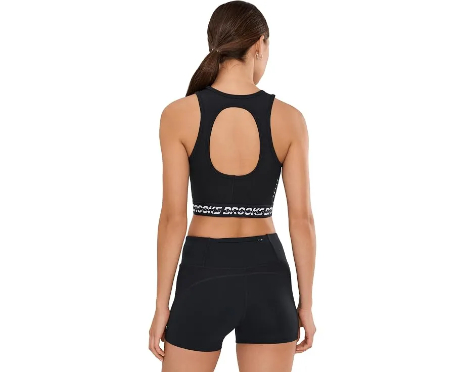 Топ PR Elite Crop Tank от Brooks с V-образным вырезом