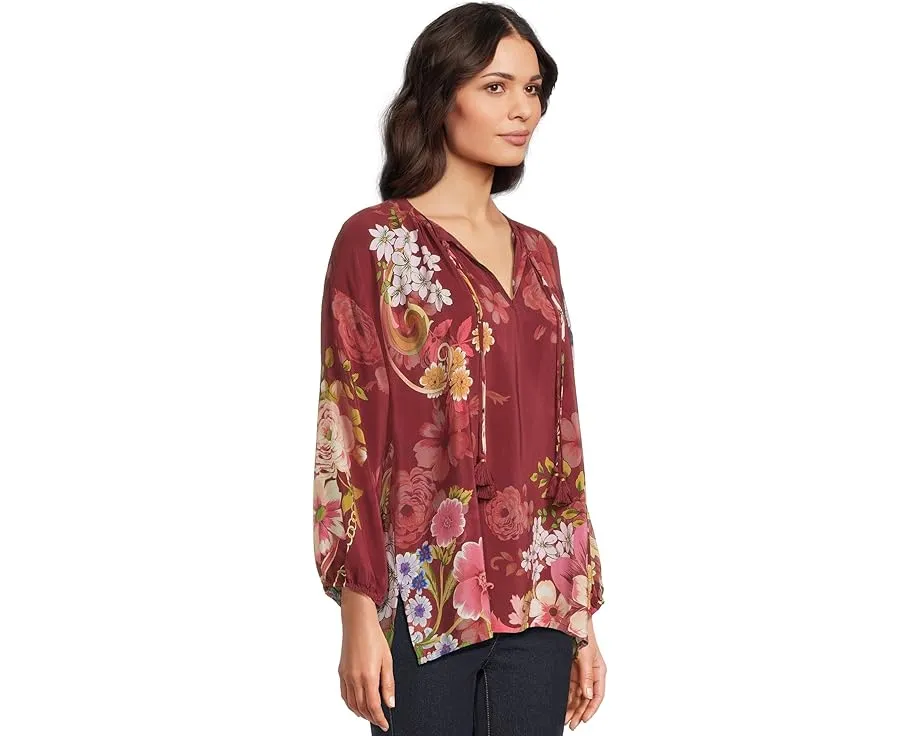 Блуза Margot с цветочным принтом и свободным кроем Johnny Was