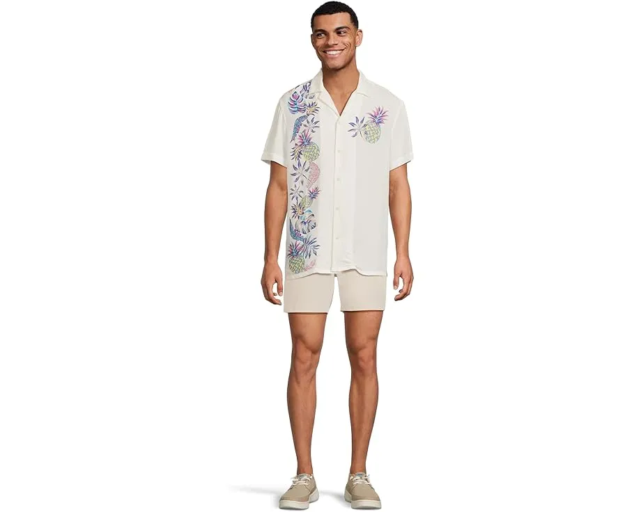 Рубашка Chubbies The BFF #2 из вискозы с принтом и свободным кроем