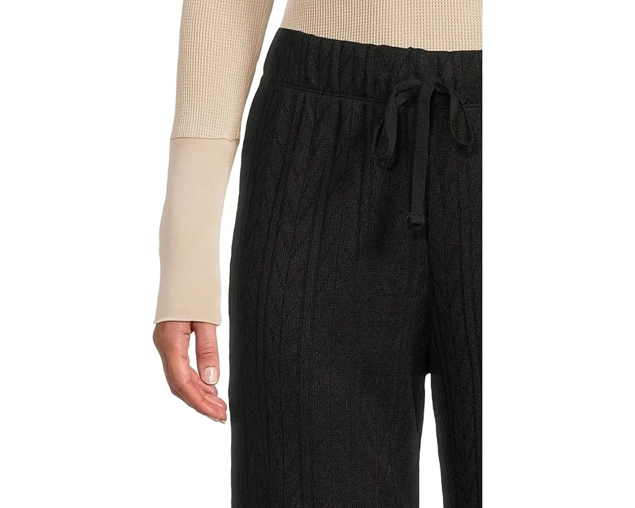 Брюки Splendid Sweatersoft с широкими штанинами и поясом на шнурке