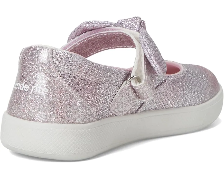 Туфли Stride Rite SR Selena для детей с блестящей кожей и застёжкой на липучке