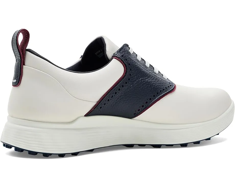 Водонепроницаемые кожаные гольф-ботинки ECCO Golf S Casual Saddle с мембраной ECCO-TEX