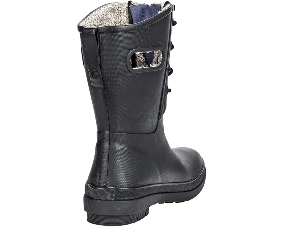 Bogs Amanda Plush II Lace Водонепроницаемые ботинки на шнуровке с искусственным мехом