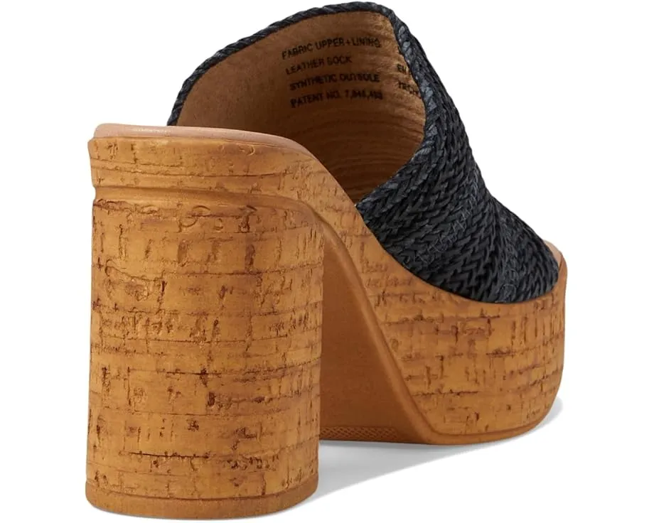 Seychelles Applause сандалии на платформе из плетеной рафии с пробковым каблуком