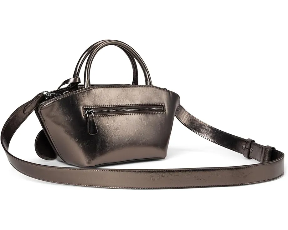 Мини-сумка GUESS Bolena с металлическим блеском и съемным ремнем