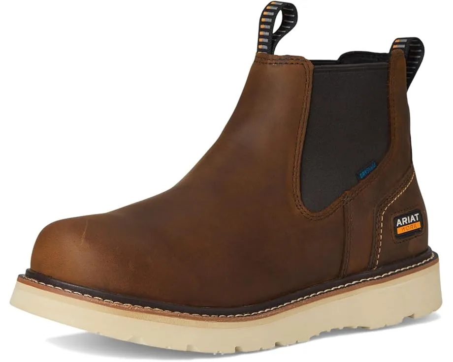Водонепроницаемые рабочие ботинки Ariat Rebar Wedge Chelsea без защитного носка