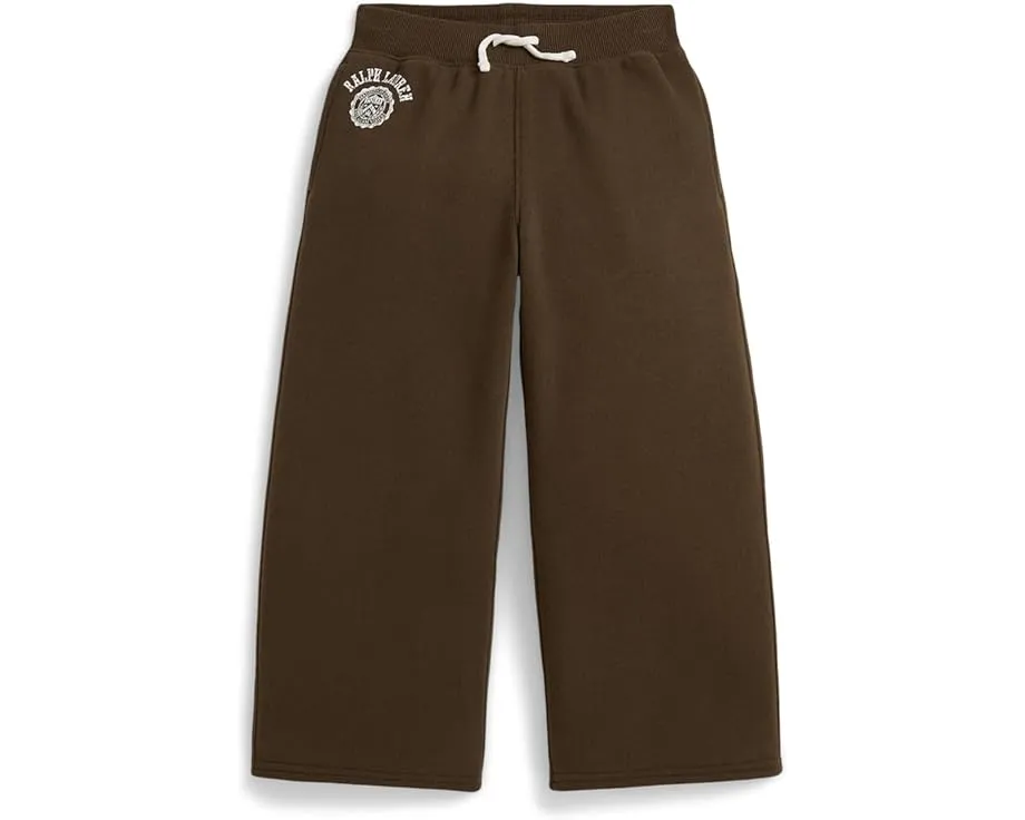 Широкие брюки из флиса с гербом Logo Crest для малышей и детей Polo Ralph Lauren Kids