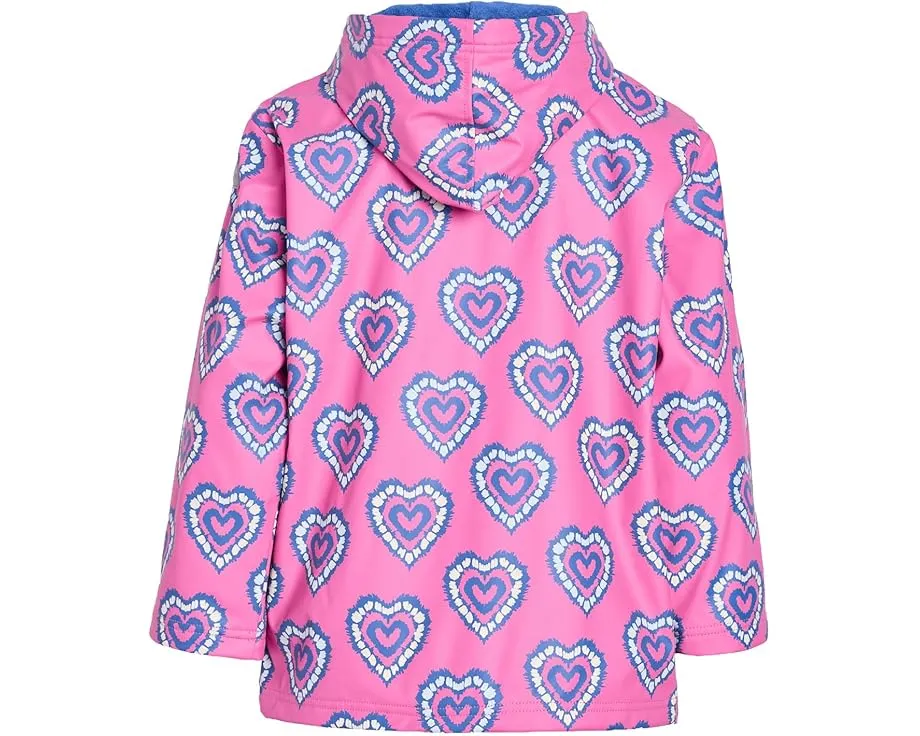 Дождевик Hatley Heart Burst с эффектом смены цвета на молнии