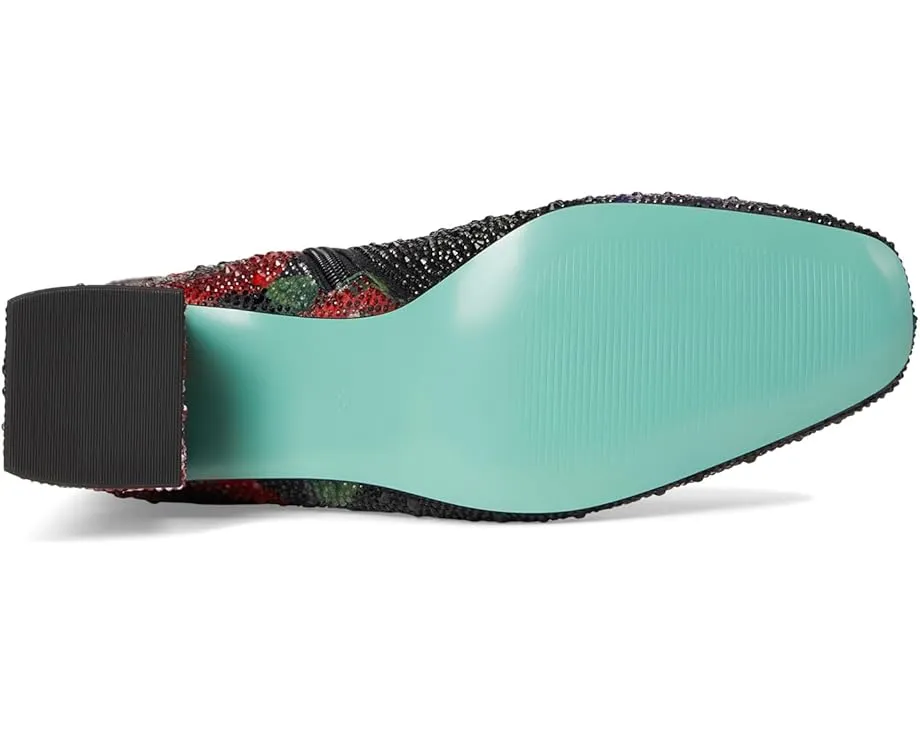 Ботинки Avon от Blue by Betsey Johnson с искусственной кожей и стразами на устойчивом каблуке