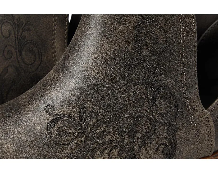 Ковбойские сапоги Ava Laser с лазерной перфорацией и квадратным каблуком