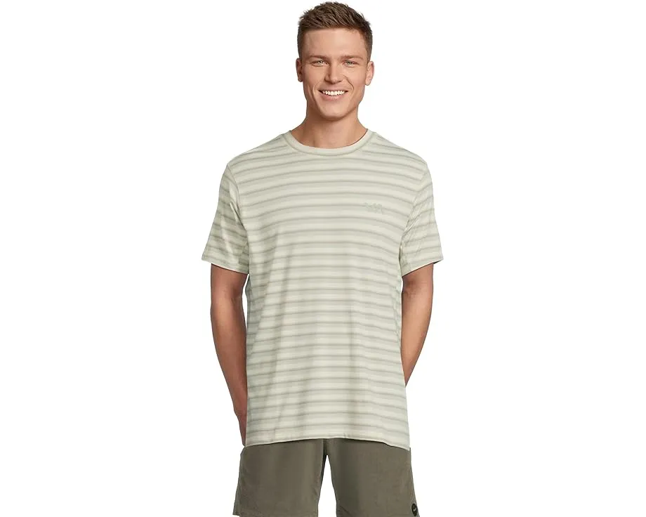 Футболка RVCA Sport Vent с полосками и влагоотводящей тканью