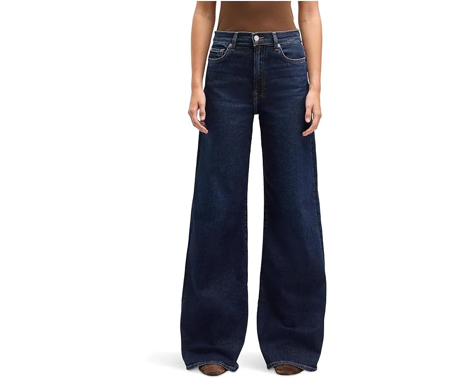 Джинсы 7 For All Mankind Lotta прямого кроя с пятью карманами