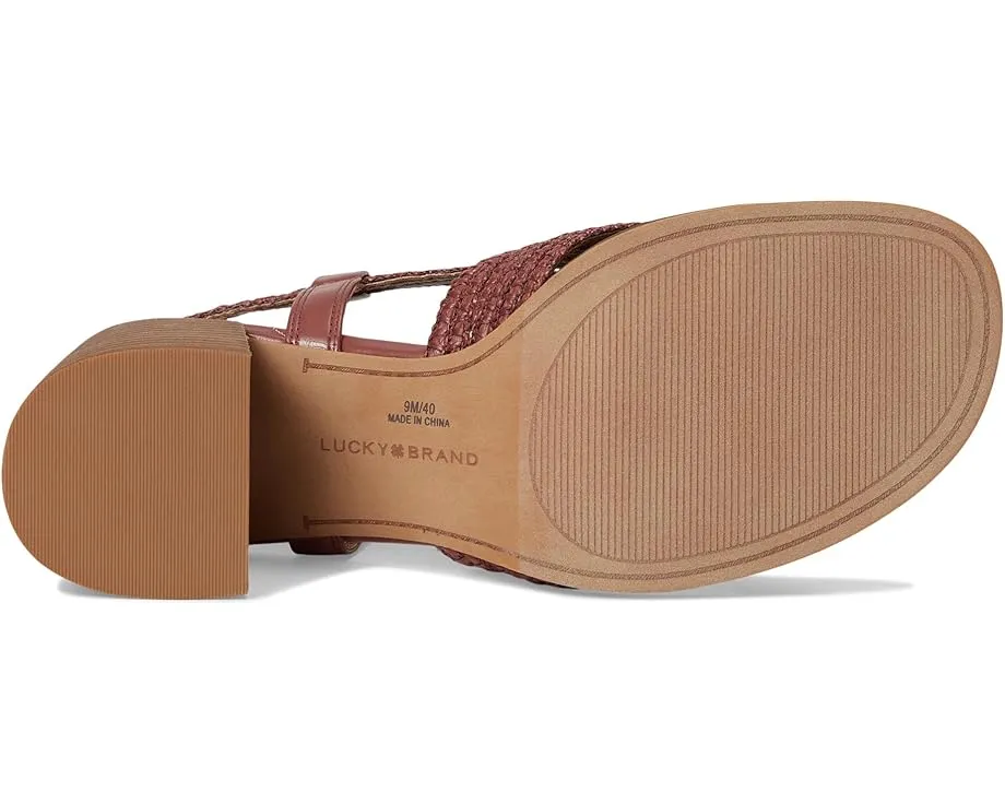 Сандалии Lucky Brand Sasina на платформе с ремешком на щиколотке и квадратным носком