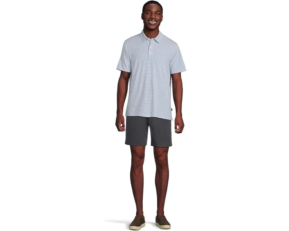 Поло Comfort Stretch Performance Pima от L.L.Bean с коротким рукавом в полоску