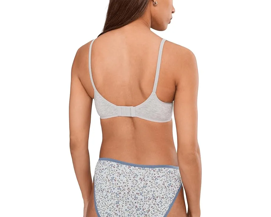 Бюстгальтер Natori Bliss Cotton Convertible T-Shirt Bra из хлопка пима с регулируемыми бретелями