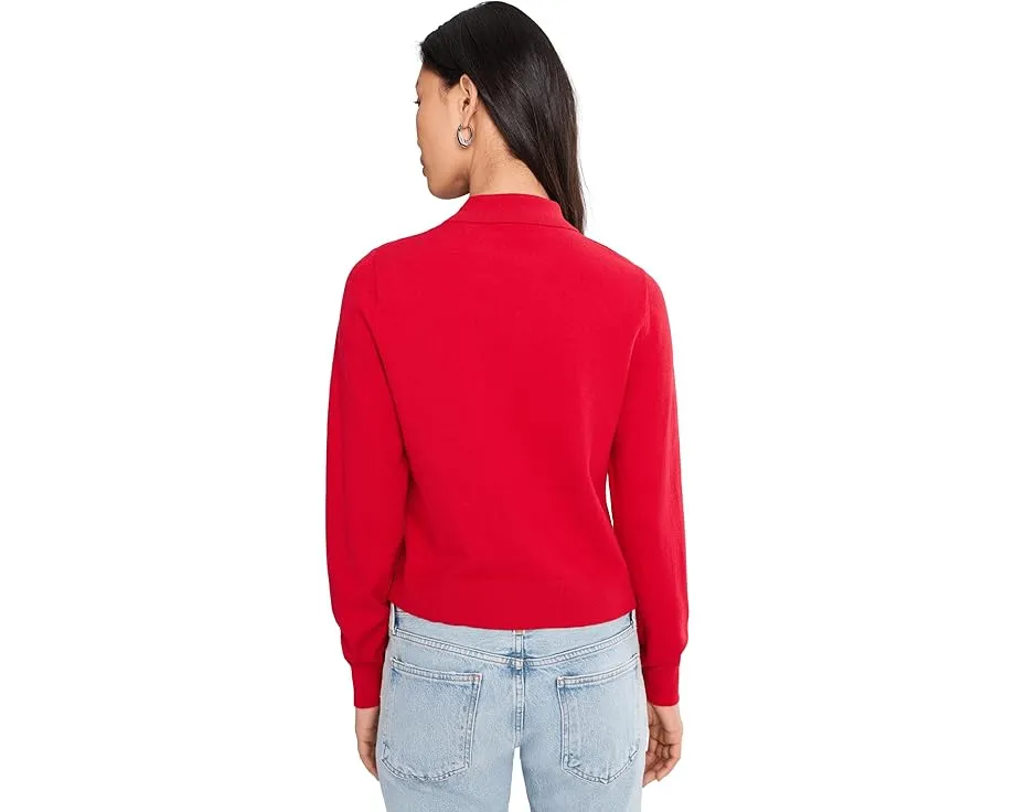 Свитер поло Phoebe Polo Sweater с воротником и длинными рукавами