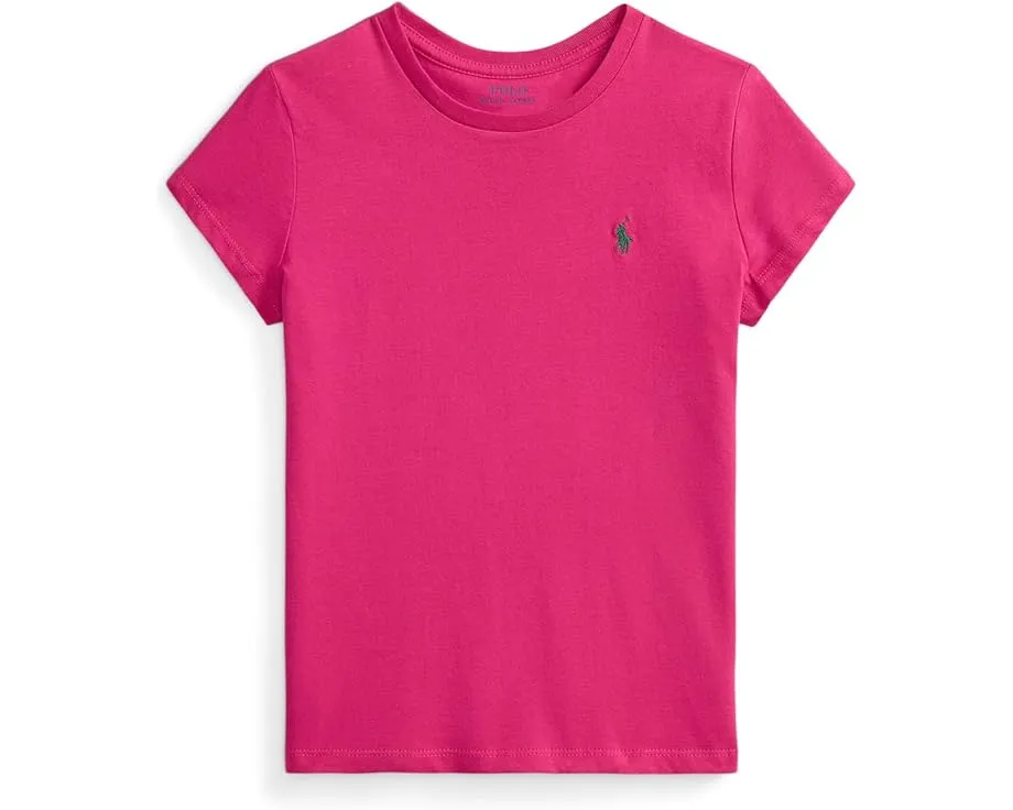 Детская футболка Polo Ralph Lauren Kids Cotton Jersey Crewneck с вышитым пони