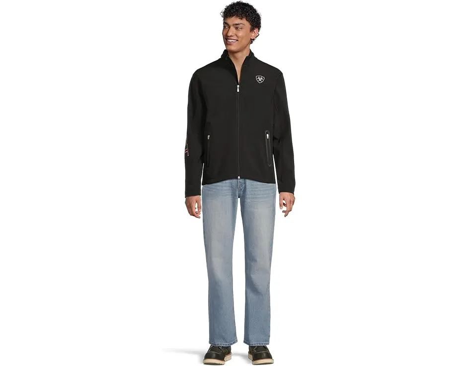 Ariat куртка New Team Softshell Mexico с флисовой подкладкой