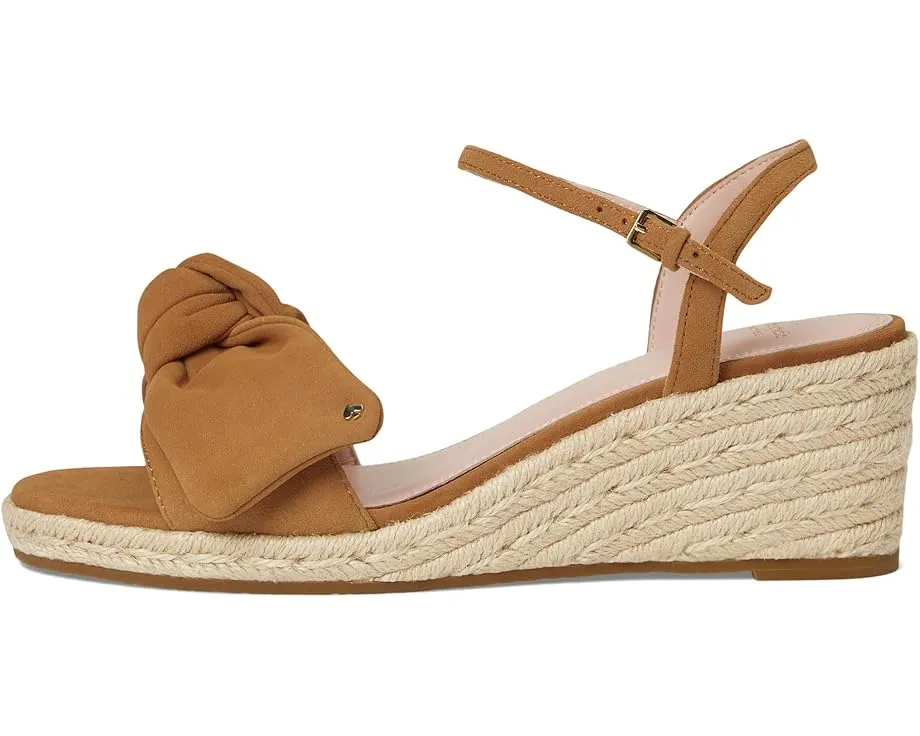 Kate Spade New York сандалии Leandra на танкетке с бантом и ремешком