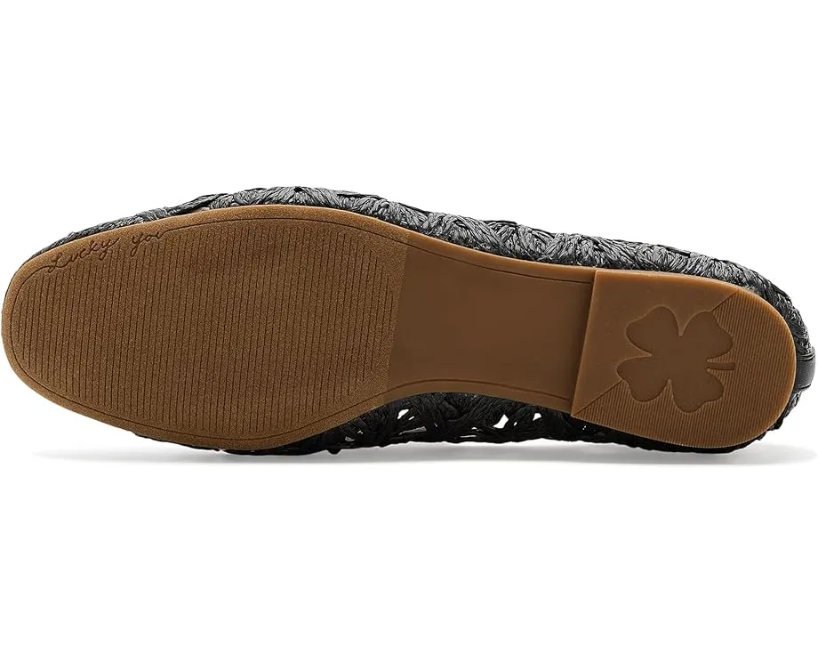 Балетки Lucky Brand Tennyr с кружевной вязкой и завязками
