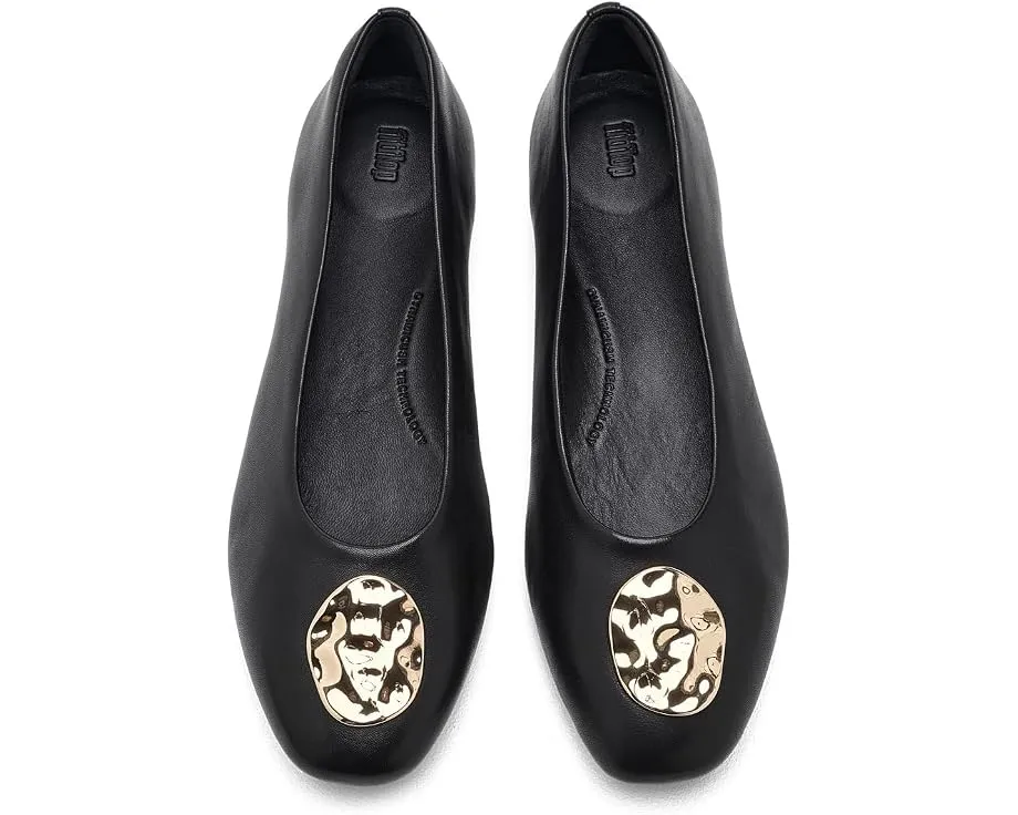 FitFlop Delicato Leather Adornment высокие балетки