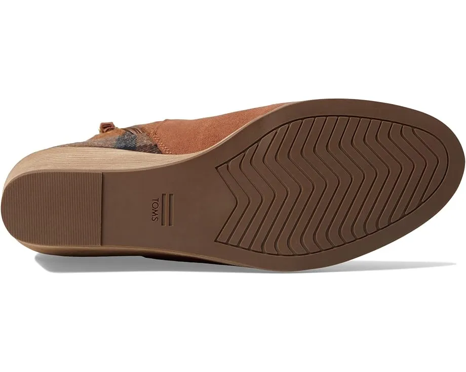 Ботильоны TOMS Sadie с принтом под животное и клиновидной подошвой