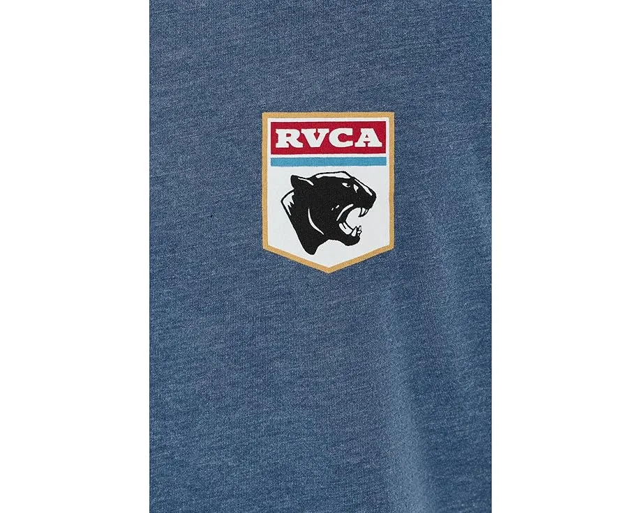 Футболка RVCA Pantero Short Sleeve с принтом и красной строчкой