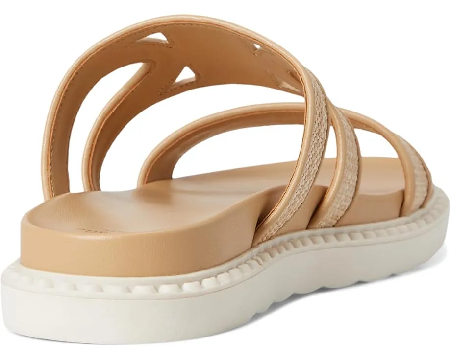 Спортивные сандалии Duo Raffia из кожи с открытым круглым носком