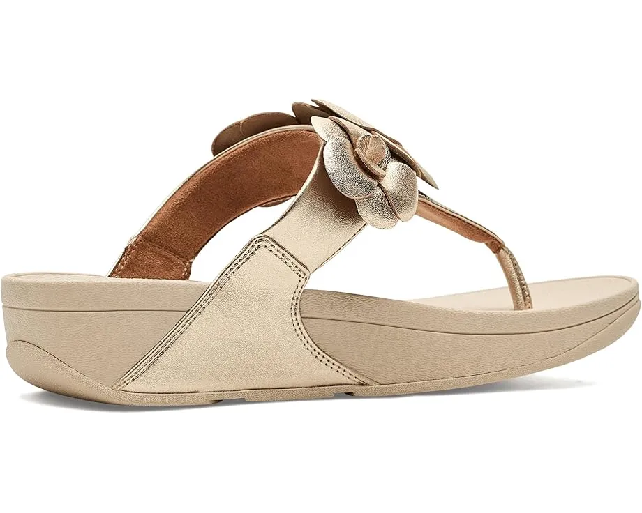 Сандалии FitFlop Lulu Flower с ремешком между пальцев и цветочным декором