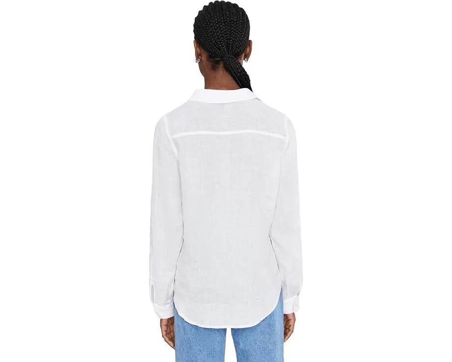 Рубашка Sea View Button Down от Lilly Pulitzer льняная