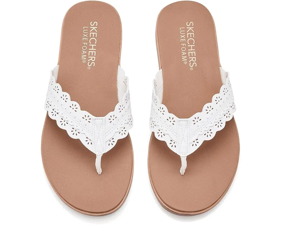 Веганские сандалии SKECHERS Summer Cove Catching Sun Too с цветочным узором