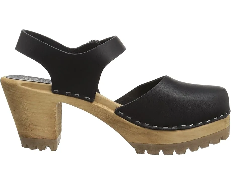 Сабо MIA Abba на платформе с деревянной основой и регулируемым ремешком