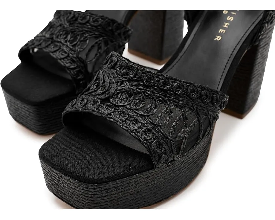 Marc Fisher LTD босоножки Chayse на высоком квадратном каблуке с плетеными деталями