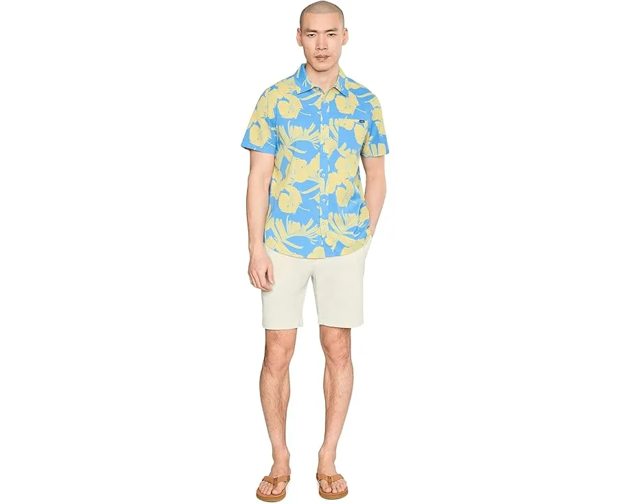 Chubbies The Gold Coast рубашка с цветочным принтом и карманом на груди