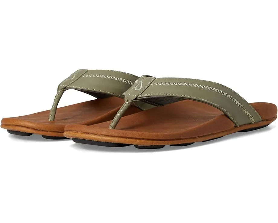 Сандалии OluKai Hiapo с ремнями из премиальной кожи и анатомической стелькой