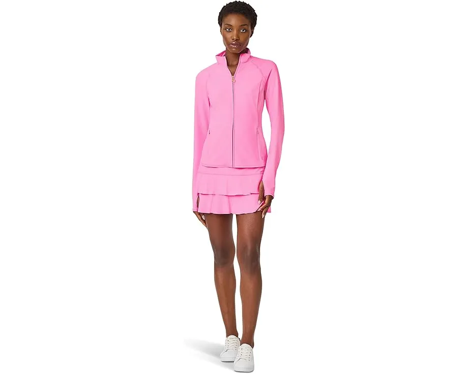 Lilly Pulitzer юбка-шорты Lunan с защитой UPF 50+ и ярусным подолом