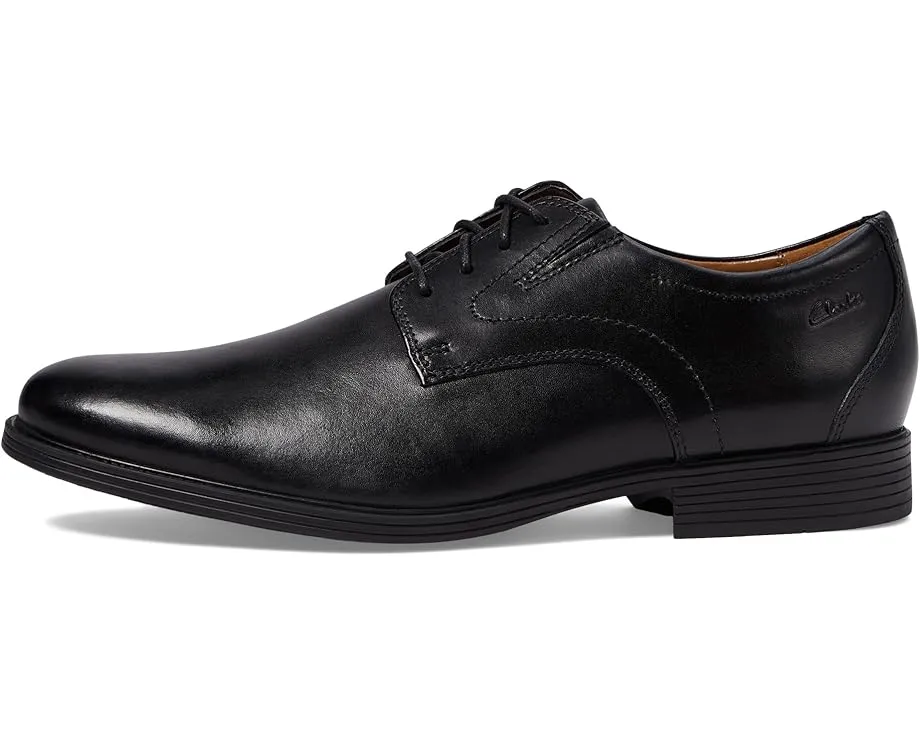 Clarks Оксфорды Whiddon Plain из натуральной кожи с круглым носком