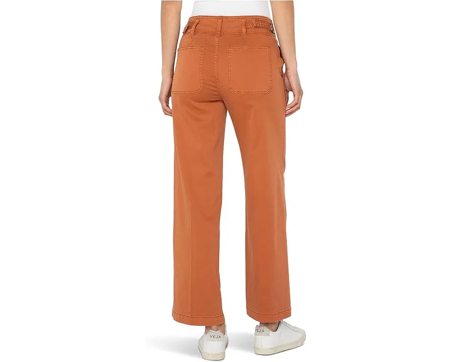 Брюки Liverpool Los Angeles High-Rise Cinch Waist с широкими штанинами