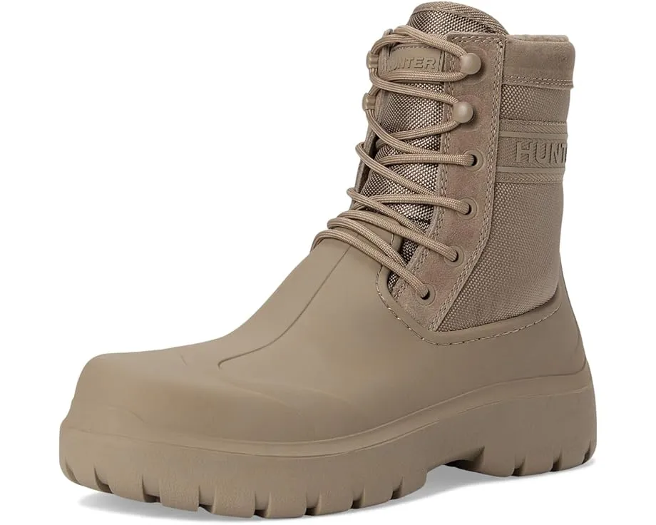 Водонепроницаемые ботинки Hunter London средней высоты на шнуровке