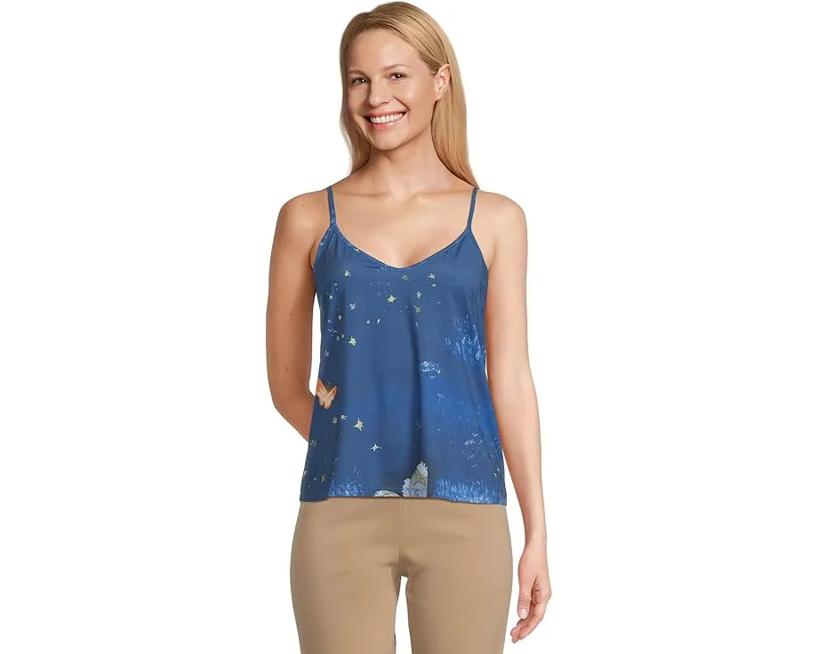 Блуза Johnny Was Charlot Mesh с подкладом и романтичным рюшами