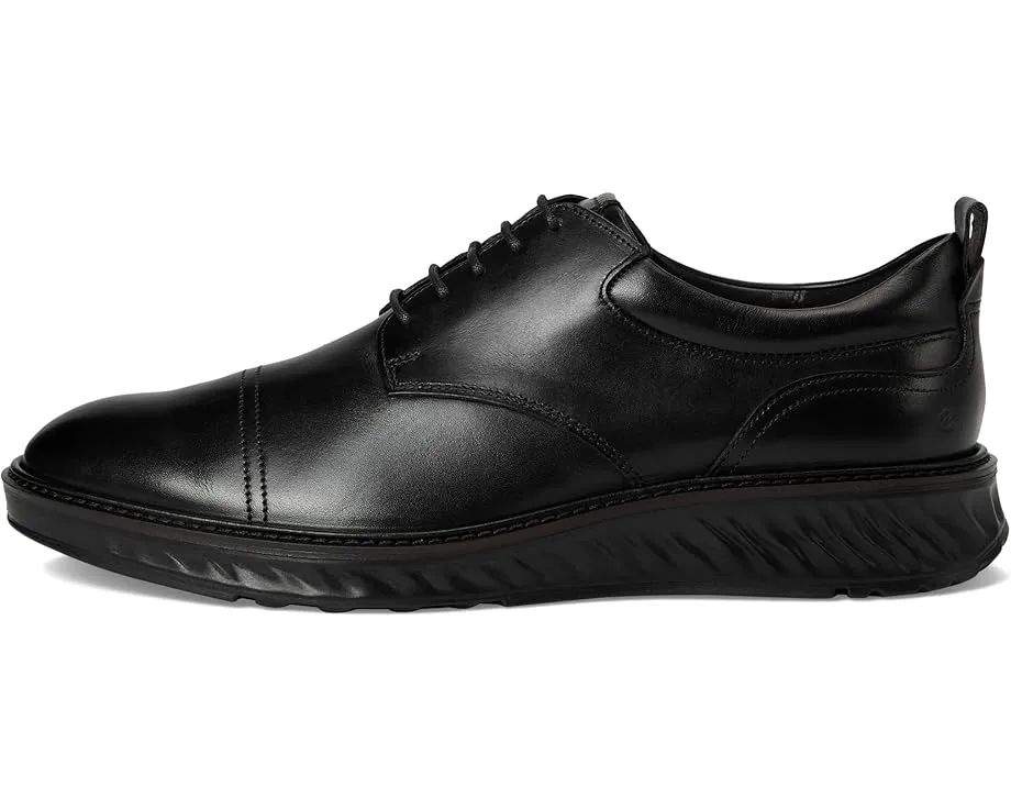Туфли ECCO ST.1 Hybrid Cap Toe Oxford на шнуровке черные