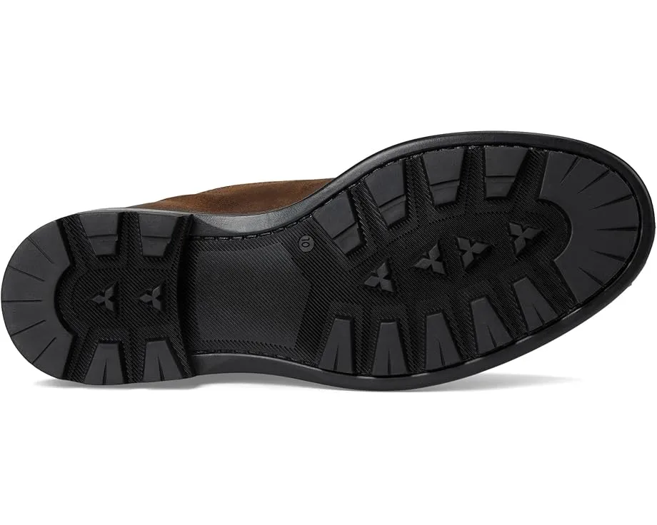 Ботинки To Boot New York Piero высотой до икры на устойчивом каблуке из замши