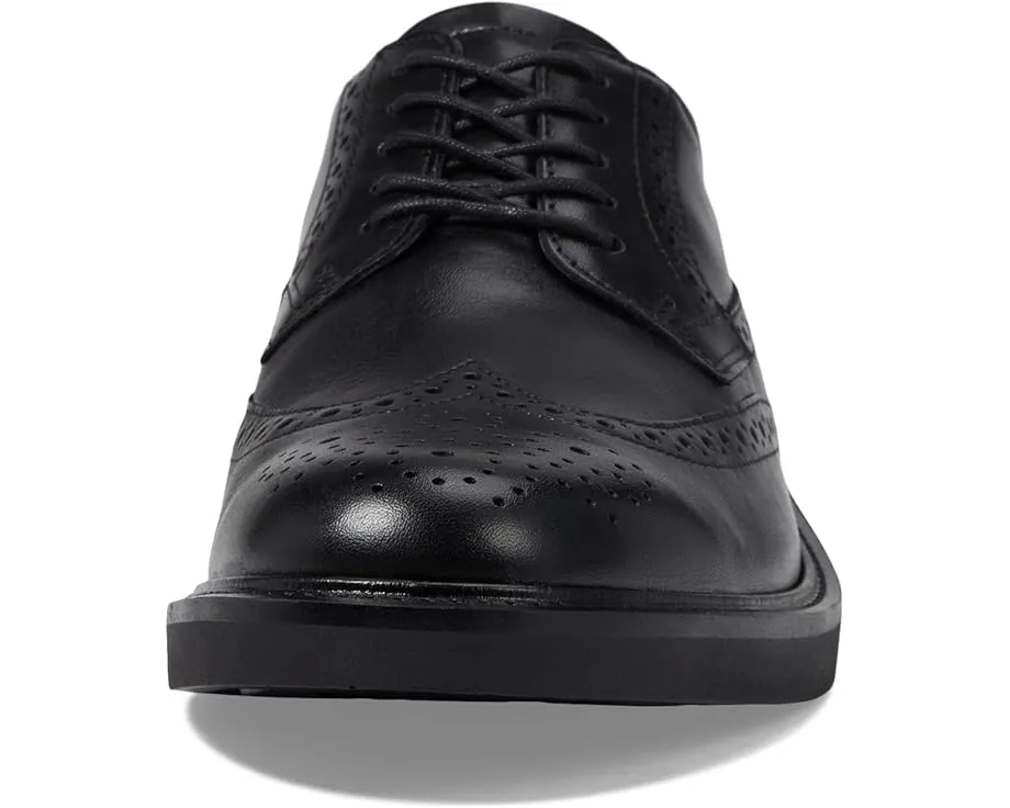 Оксфорды ECCO London Wing Tip с перфорацией и кожаным верхом