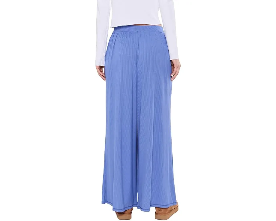 Широкие брюки Imogen Wide Leg Pants Rib из мягкой рубчатой ткани с высокой талией